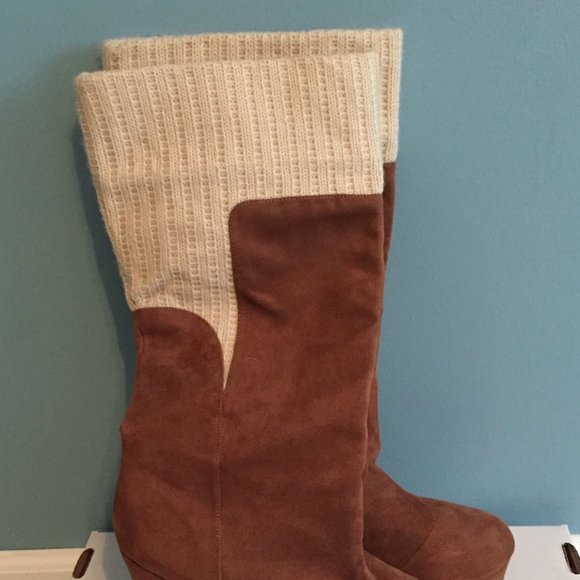 Fall and Winter Suede Brown Boots - Picture 2 of 2